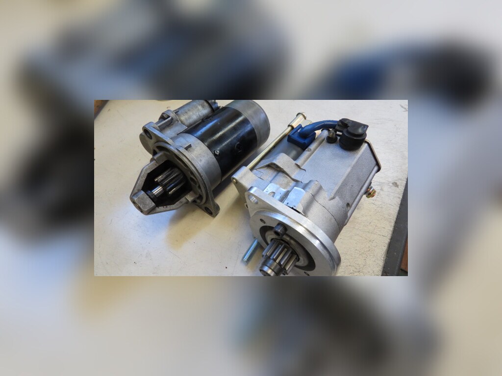 Used automotive starter motor component